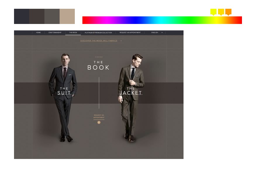 网页设计中色彩的运用